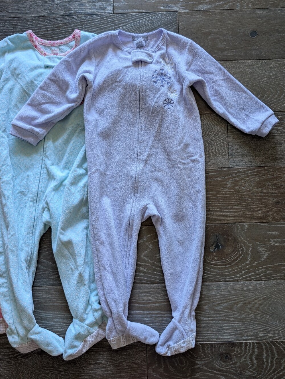 Carter's Fleece One-Piece Footie Pajamas Set of 4 Size 18 Months - Picture 2 of 12